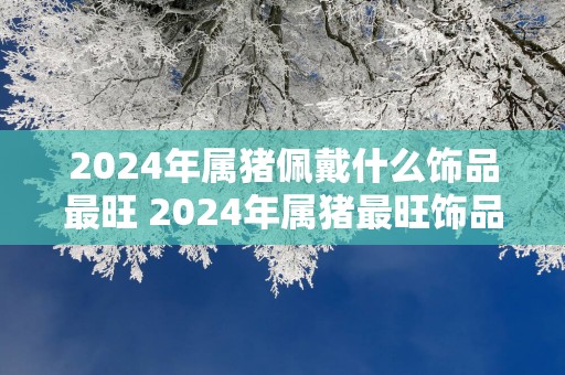 2025年属猪佩戴什么饰品最旺 2025年属猪最旺饰品是什么