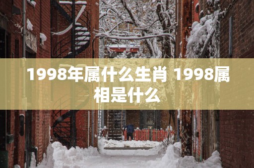 1998年属什么生肖 1998属相是什么
