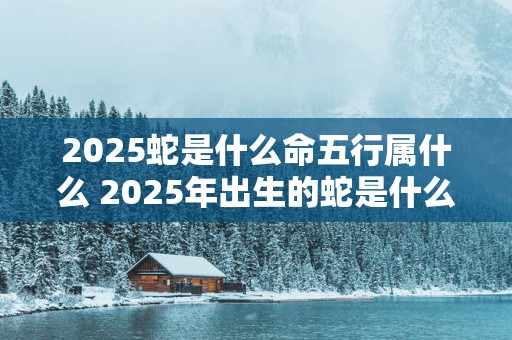 2025蛇是什么命五行属什么 2025年出生的蛇是什么五行命