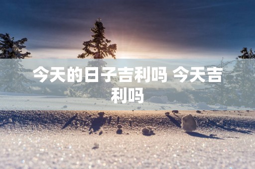 今天的日子吉利吗 今天吉利吗