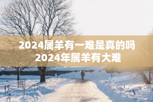 2025属羊有一难是真的吗 2025年属羊有大难