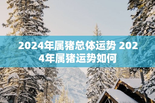 2025年属猪总体运势 2025年属猪运势如何