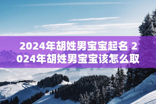 2025年胡姓男宝宝起名 2025年胡姓男宝宝该怎么取名