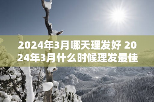 2025年3月哪天理发好 2025年3月什么时候理发最佳