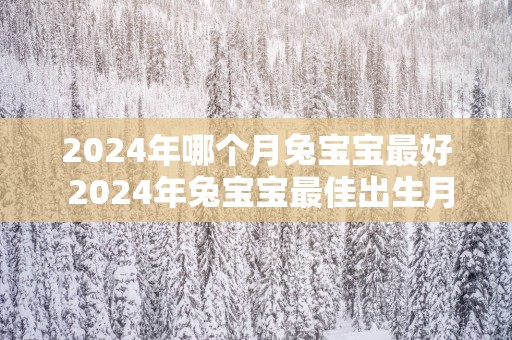 2025年哪个月兔宝宝最好 2025年兔宝宝最佳出生月份