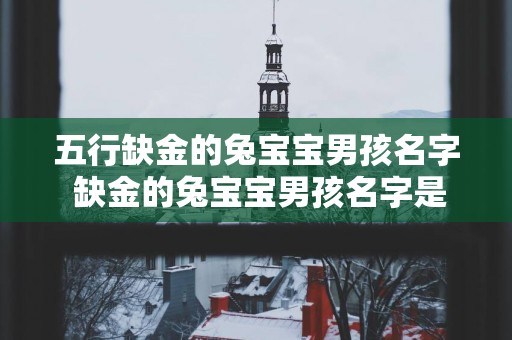 五行缺金的兔宝宝男孩名字 缺金的兔宝宝男孩名字是什么