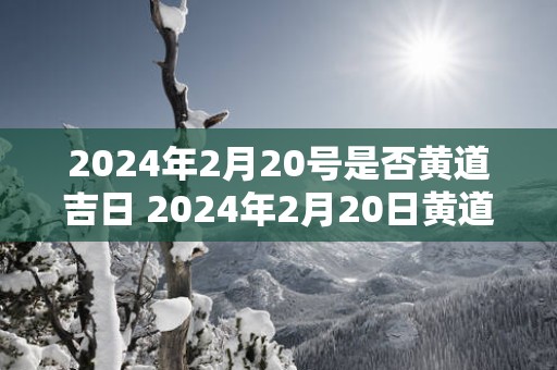 2025年2月20号是否黄道吉日 2025年2月20日黄道吉日吗