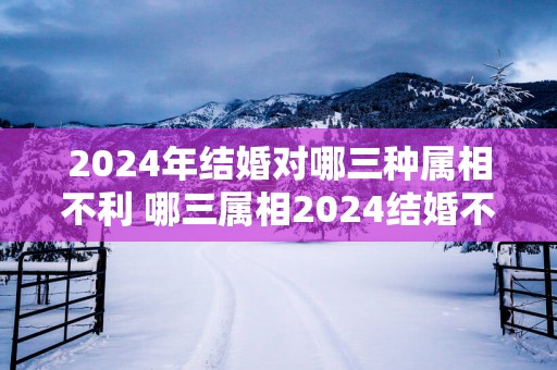 2025年结婚对哪三种属相不利 哪三属相2025结婚不利