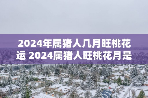 2025年属猪人几月旺桃花运 2025属猪人旺桃花月是