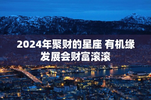 2025年聚财的星座 有机缘发展会财富滚滚