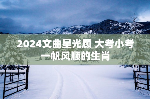 2025文曲星光顾 大考小考一帆风顺的生肖