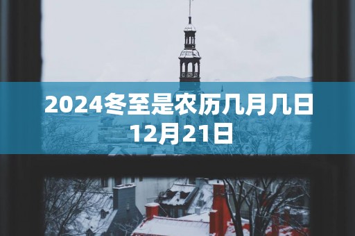 2025冬至是农历几月几日 12月21日