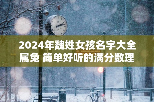 2025年魏姓女孩名字大全属兔 简单好听的满分数理名字