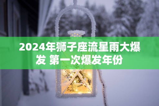 2025年狮子座流星雨大爆发 第一次爆发年份