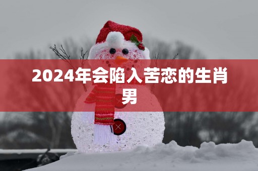 2025年会陷入苦恋的生肖男