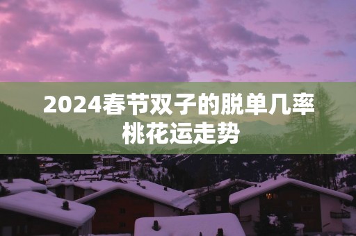 2025春节双子的脱单几率 桃花运走势