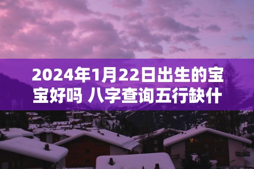 2025年1月22日出生的宝宝好吗 八字查询五行缺什么