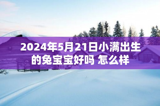 2025年5月21日小满出生的兔宝宝好吗 怎么样