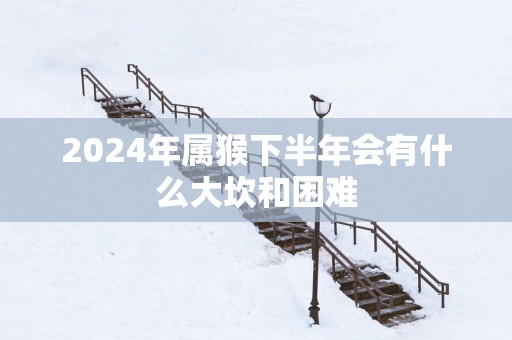 2025年属猴下半年会有什么大坎和困难