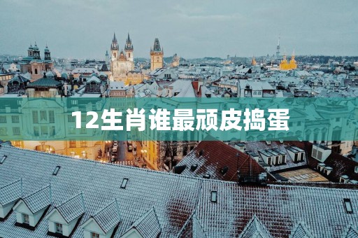 12生肖谁最顽皮捣蛋