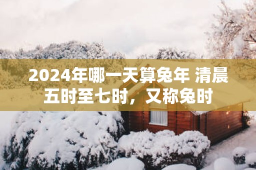 2025年哪一天算蛇年 清晨五时至七时，又称兔时
