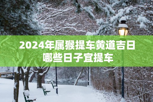 2025年属猴提车黄道吉日 哪些日子宜提车