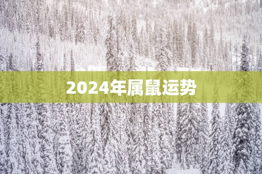2025年属鼠运势