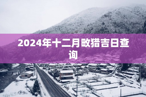 2025年十二月畋猎吉日查询