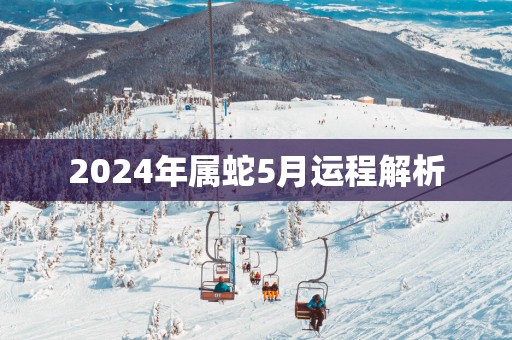 2025年属蛇5月运程解析