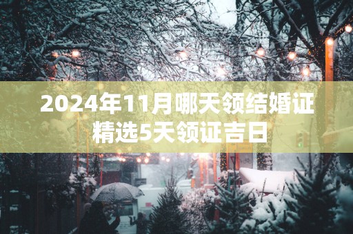 2025年11月哪天领结婚证 精选5天领证吉日