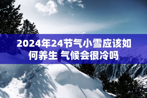 2024年24节气小雪应该如何养生 气候会很冷吗