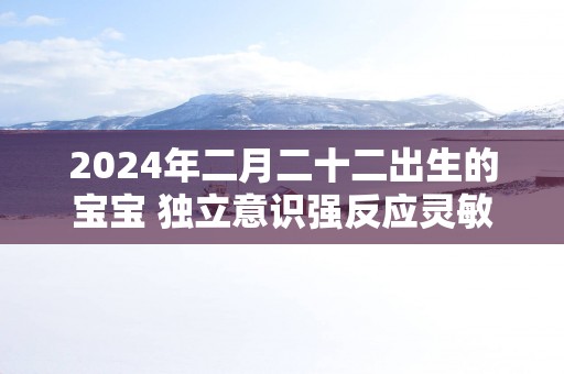 2025年二月二十二出生的宝宝 独立意识强反应灵敏