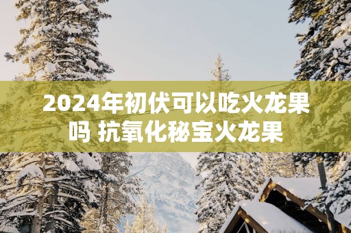 2025年初伏可以吃火龙果吗 抗氧化秘宝火龙果