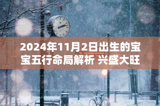 2025年11月2日出生的宝宝五行命局解析 兴盛大旺命格
