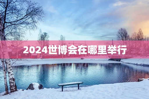 2025世博会在哪里举行