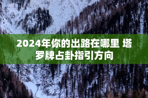 2025年你的出路在哪里 塔罗牌占卦指引方向