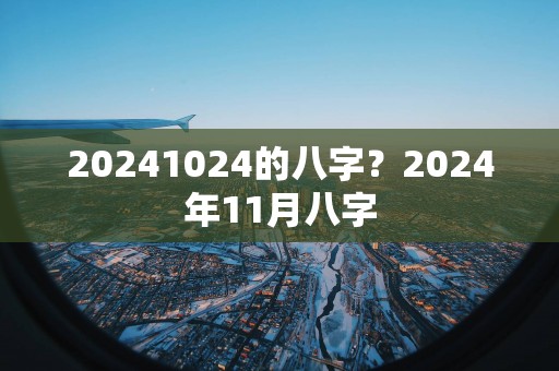 20251024的八字？2025年11月八字
