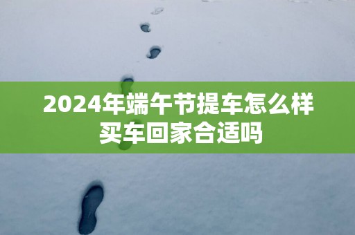2025年端午节提车怎么样 买车回家合适吗