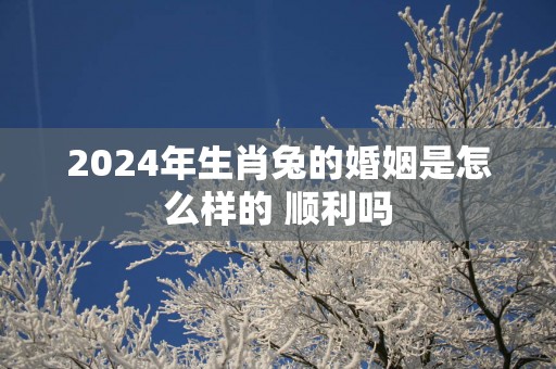 2025年生肖兔的婚姻是怎么样的 顺利吗