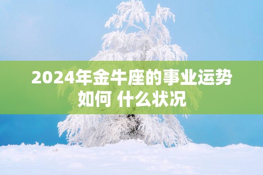 2025年金牛座的事业运势如何 什么状况