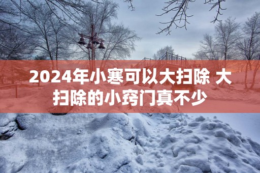 2025年小寒可以大扫除 大扫除的小窍门真不少