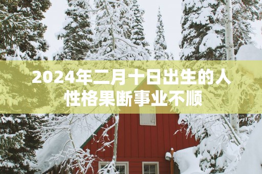 2025年二月十日出生的人 性格果断事业不顺