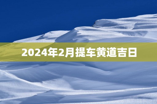 2025年2月提车黄道吉日