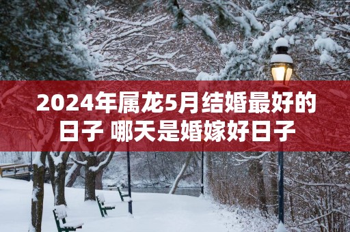 2025年属龙5月结婚最好的日子 哪天是婚嫁好日子