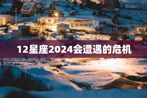 12星座2025会遭遇的危机