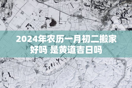 2025年农历一月初二搬家好吗 是黄道吉日吗