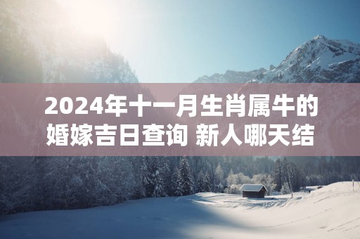 2025年十一月生肖属牛的婚嫁吉日查询 新人哪天结婚百年好合