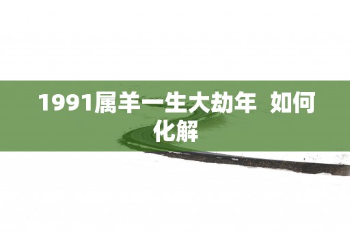1991属羊一生大劫年  如何化解