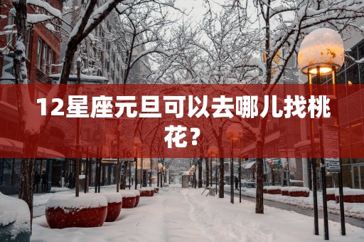 12星座元旦可以去哪儿找桃花？