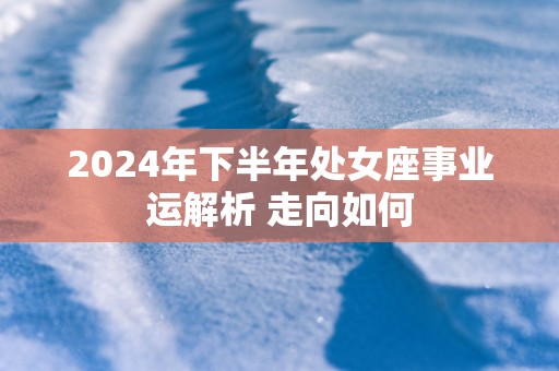 2025年下半年处女座事业运解析 走向如何